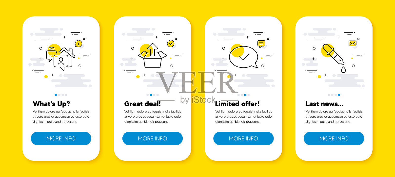 设置批准的消息工作回家并发送图标素材