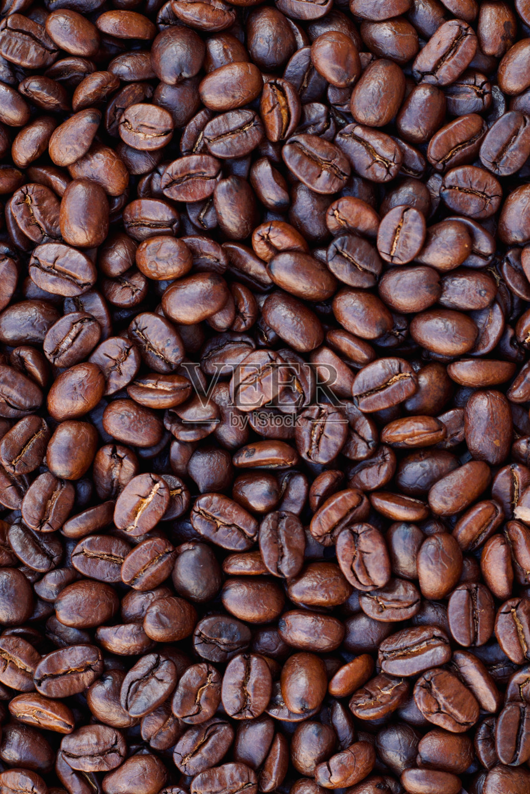 咖啡豆的俯视图照片摄影图片