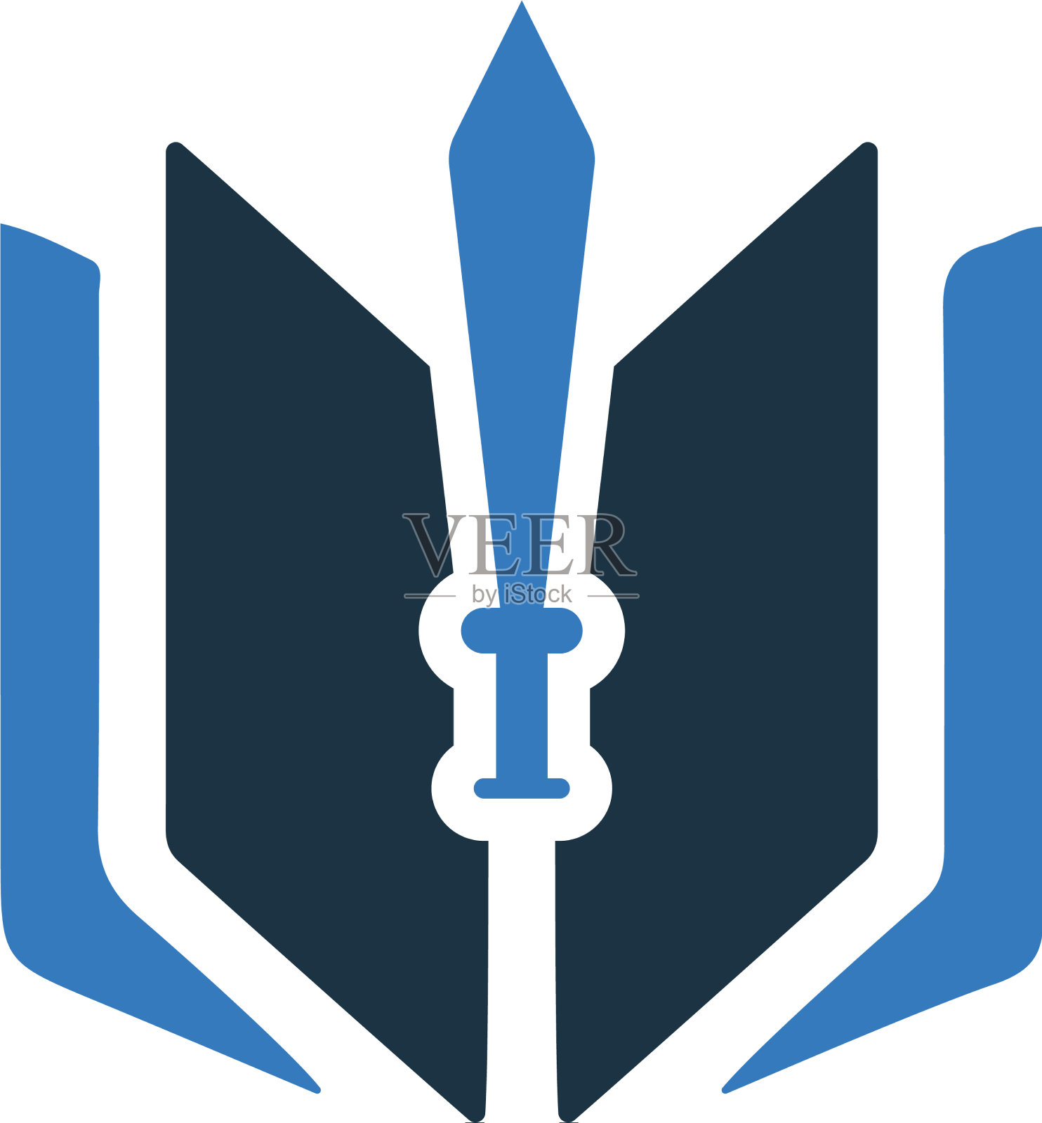 历史书教育图标简单的编辑设计元素图片