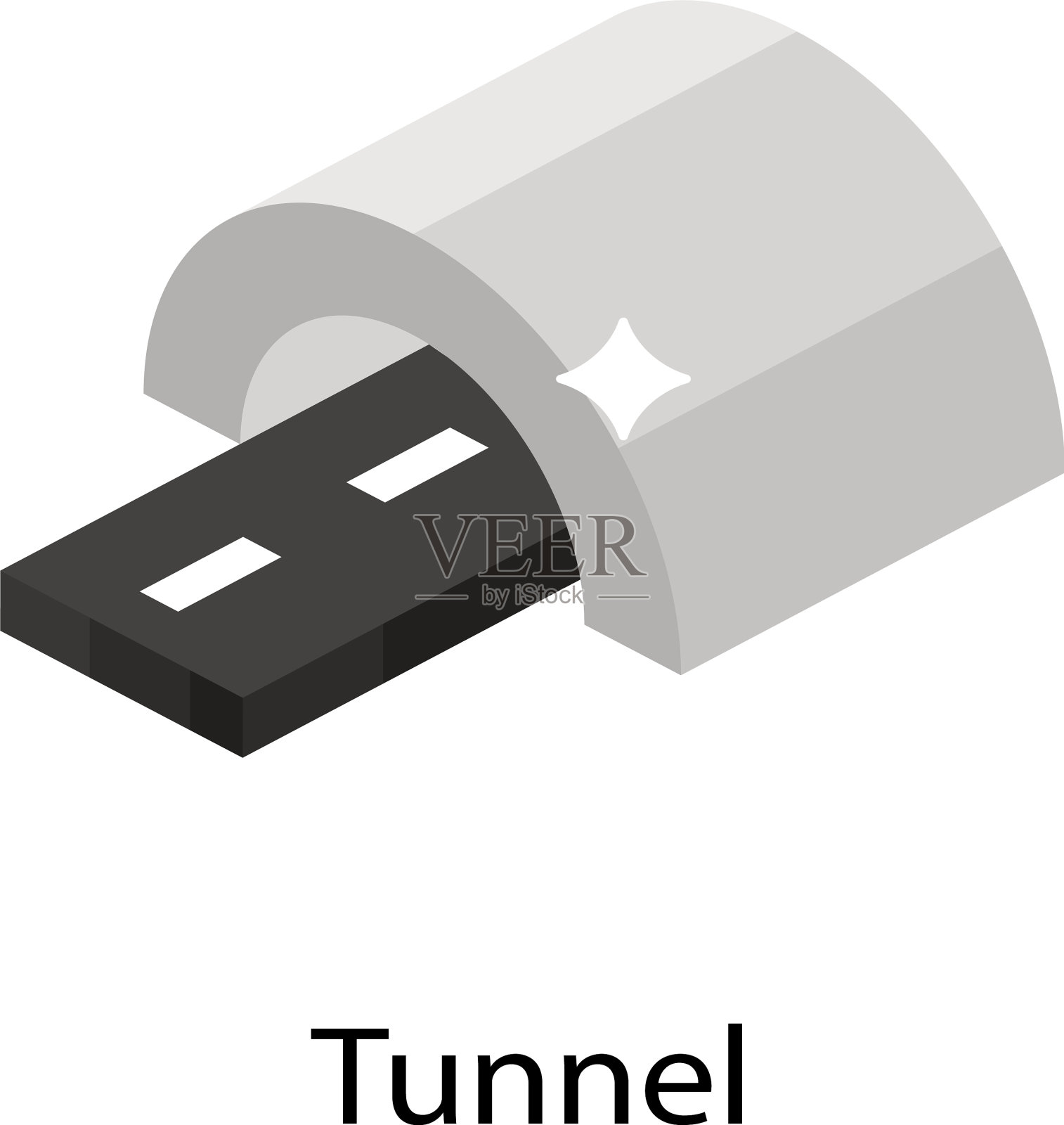 隧道设计元素图片