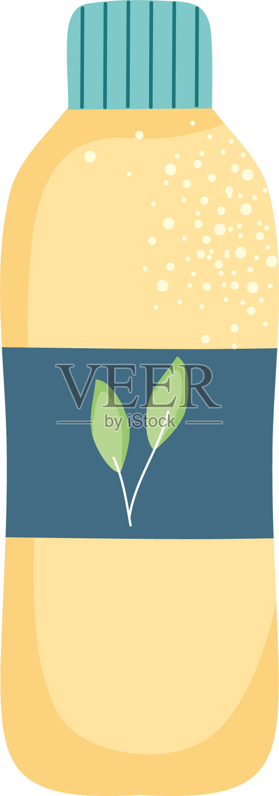 植物油的瓶子设计元素图片