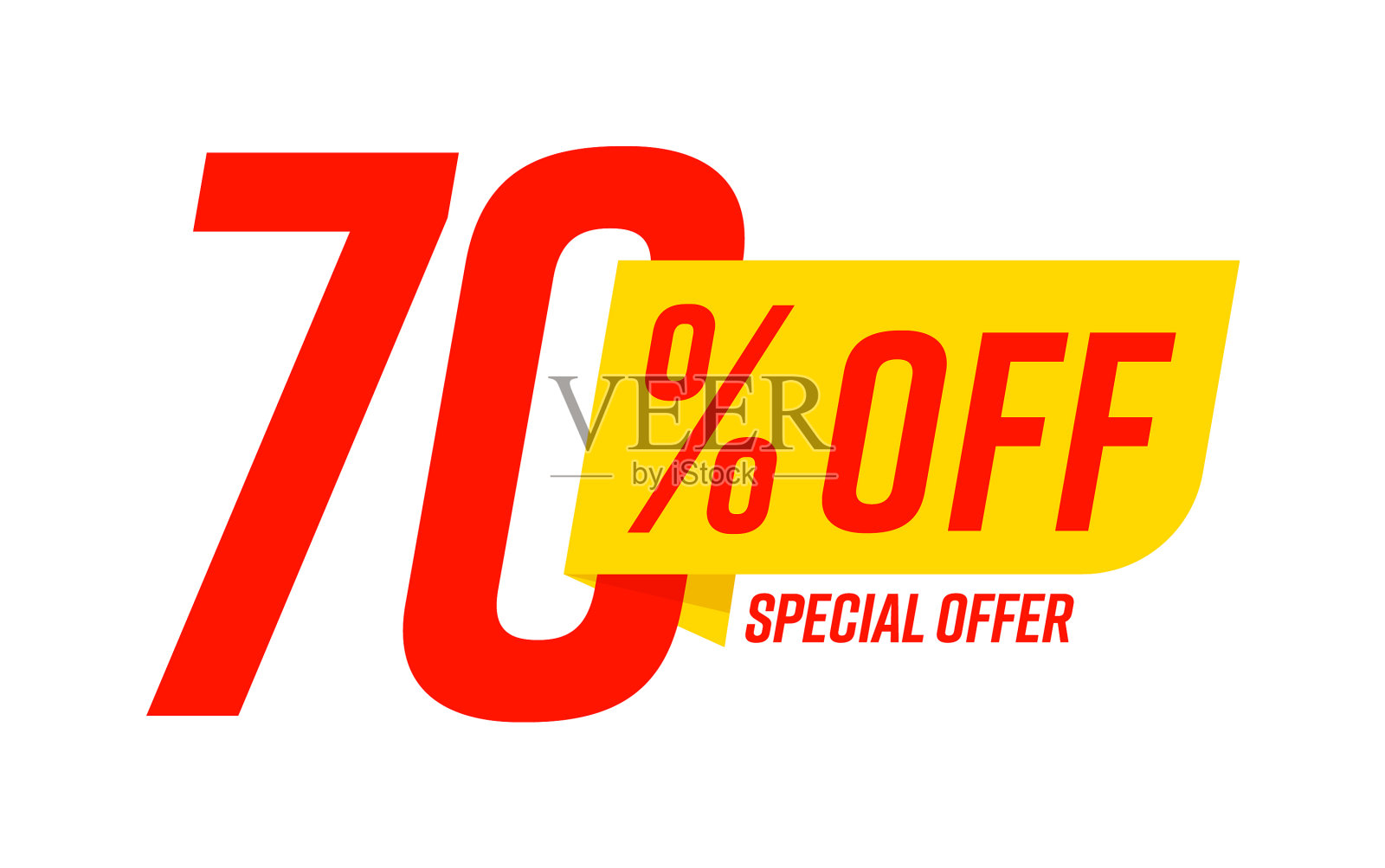 特别优惠七折模板徽章布局设计元素图片