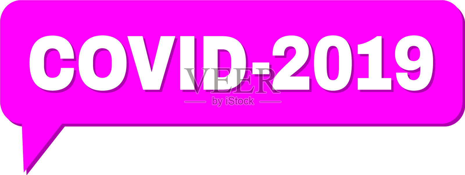 聊天covid-2019彩色云框架插画图片素材