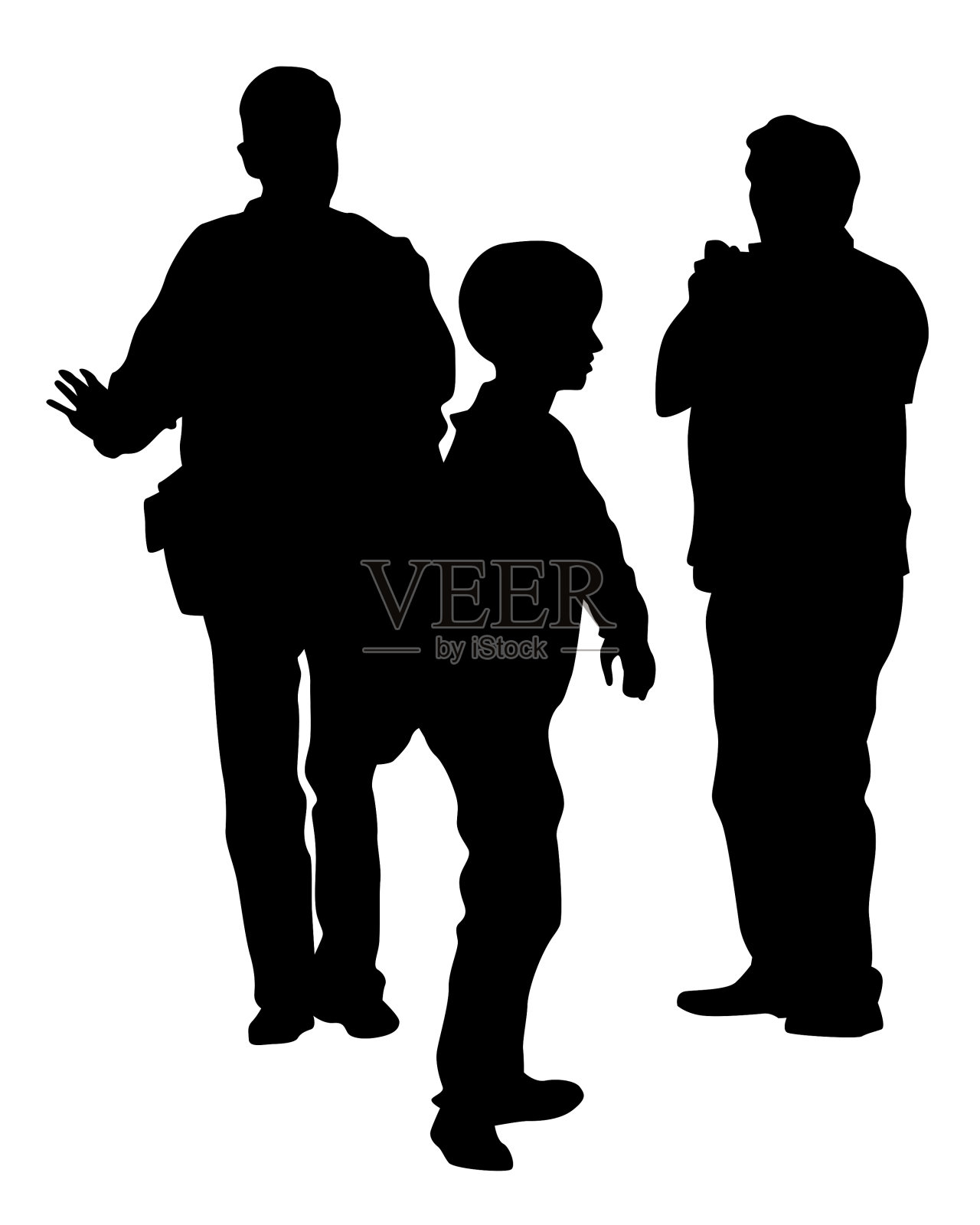 婴儿家庭夫妇插画图片素材