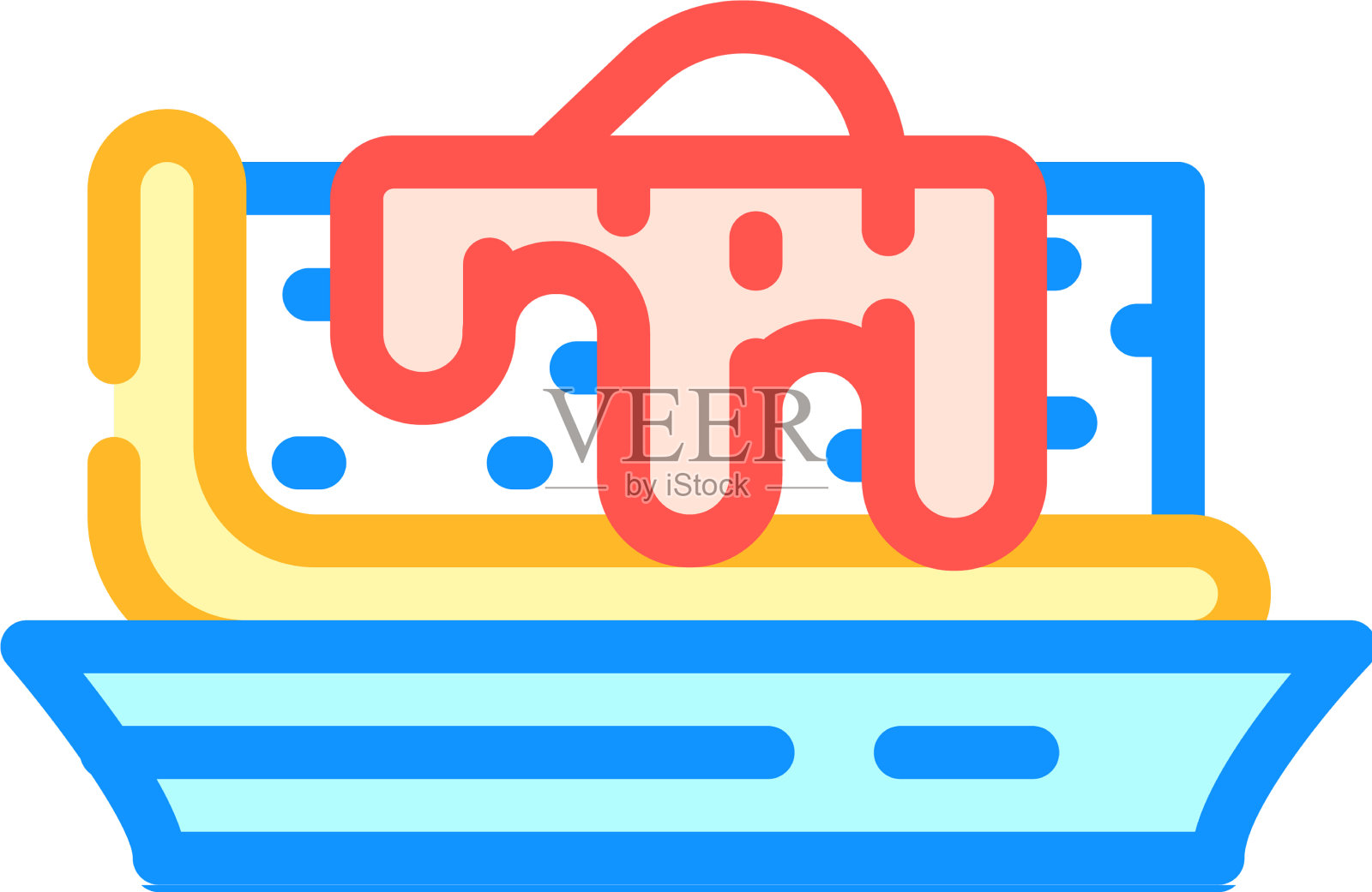 馅饼与果酱甜点颜色图标图标素材