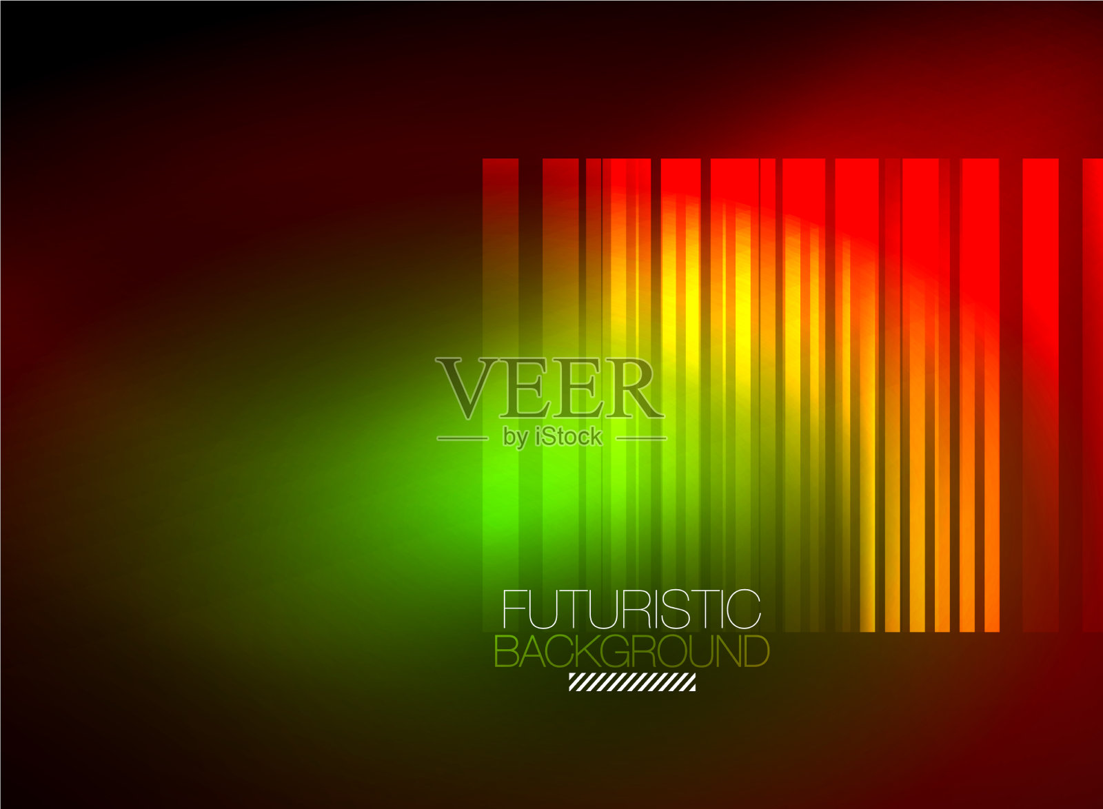 明亮的霓虹灯色彩技术抽象背景插画图片素材