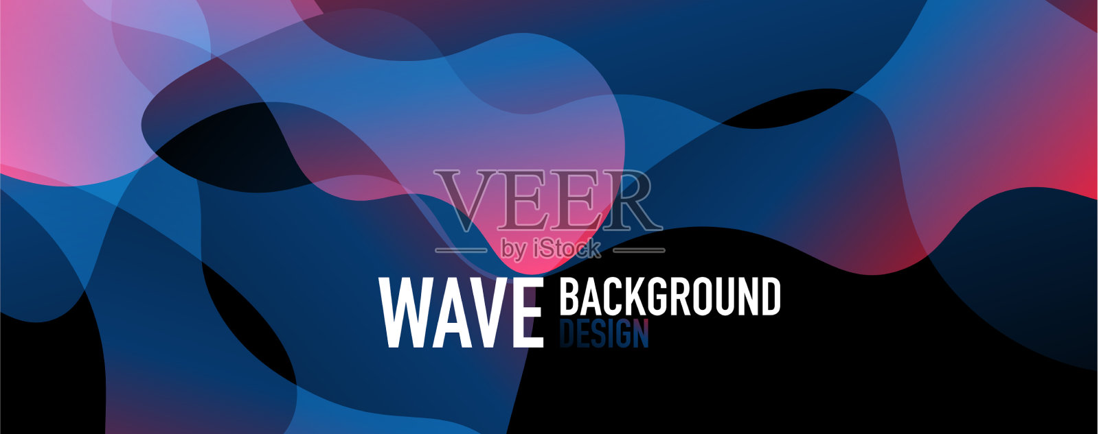 抽象背景-闪亮的流体梯度和插画图片素材