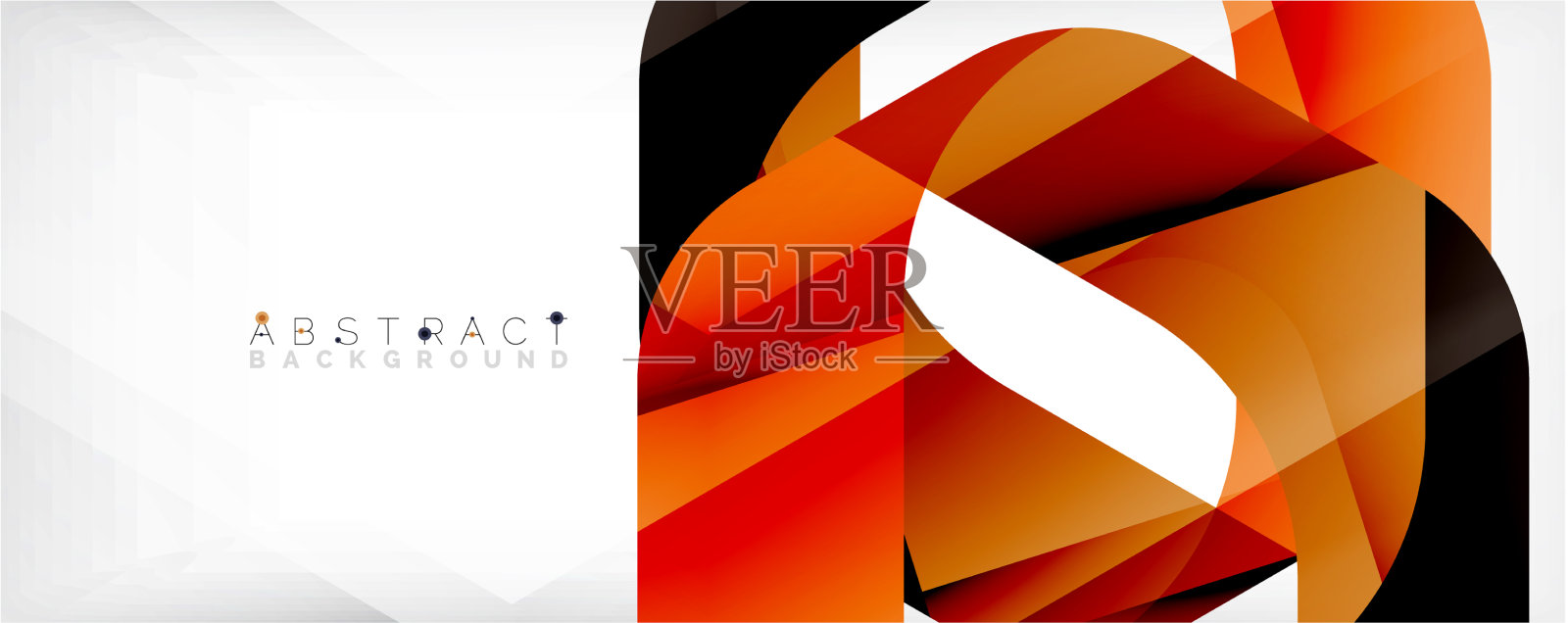 几何抽象背景-多彩的插画图片素材