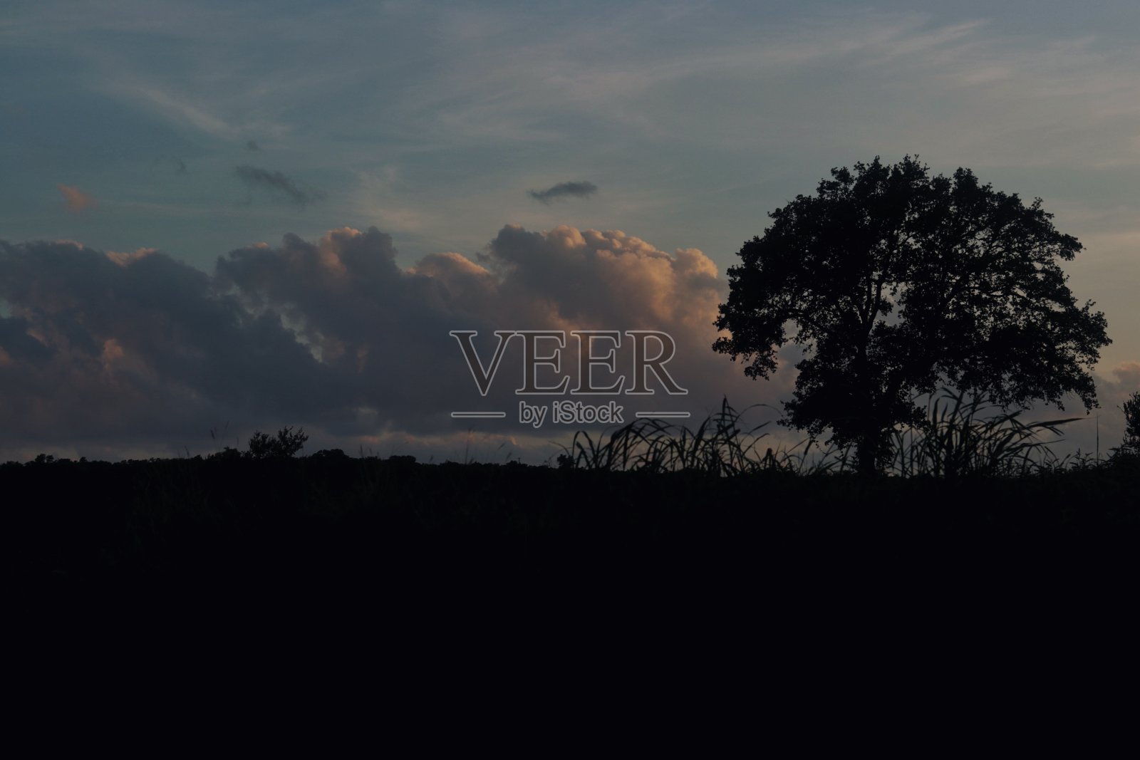 丽贝卡溪日落照片摄影图片