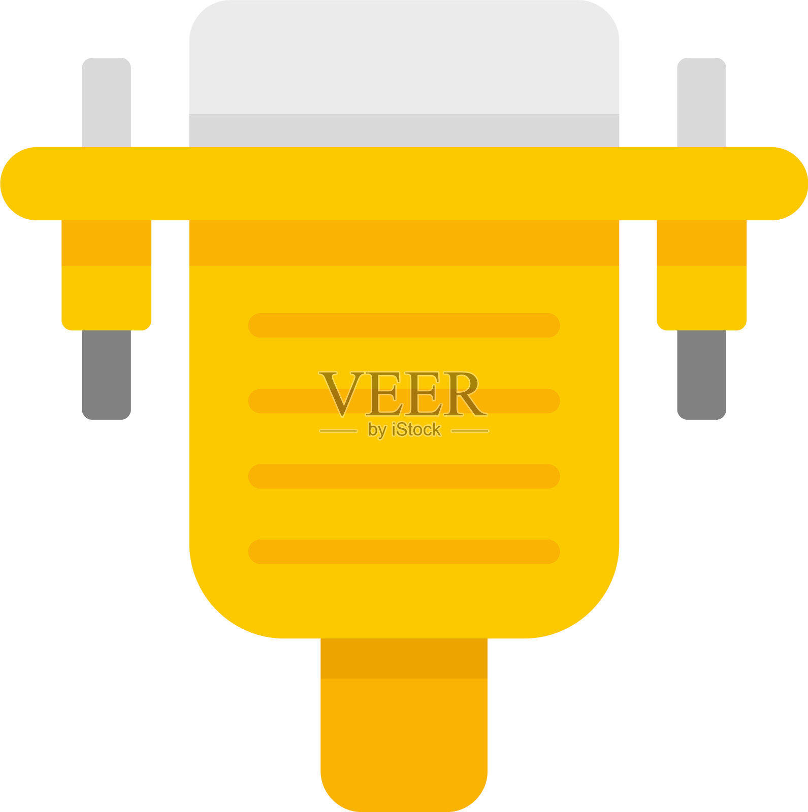 旧电脑适配器图标平面隔离图标素材