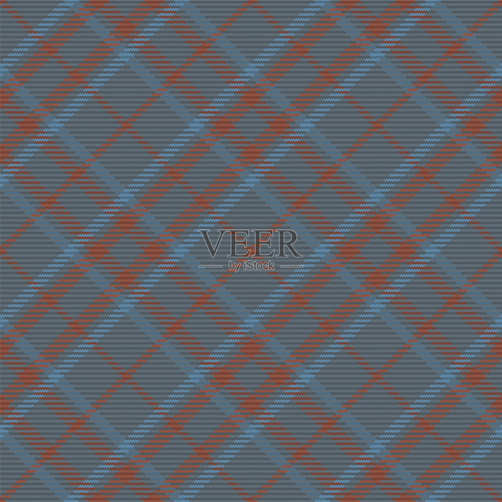 无缝格子图案背景为法兰绒插画图片素材