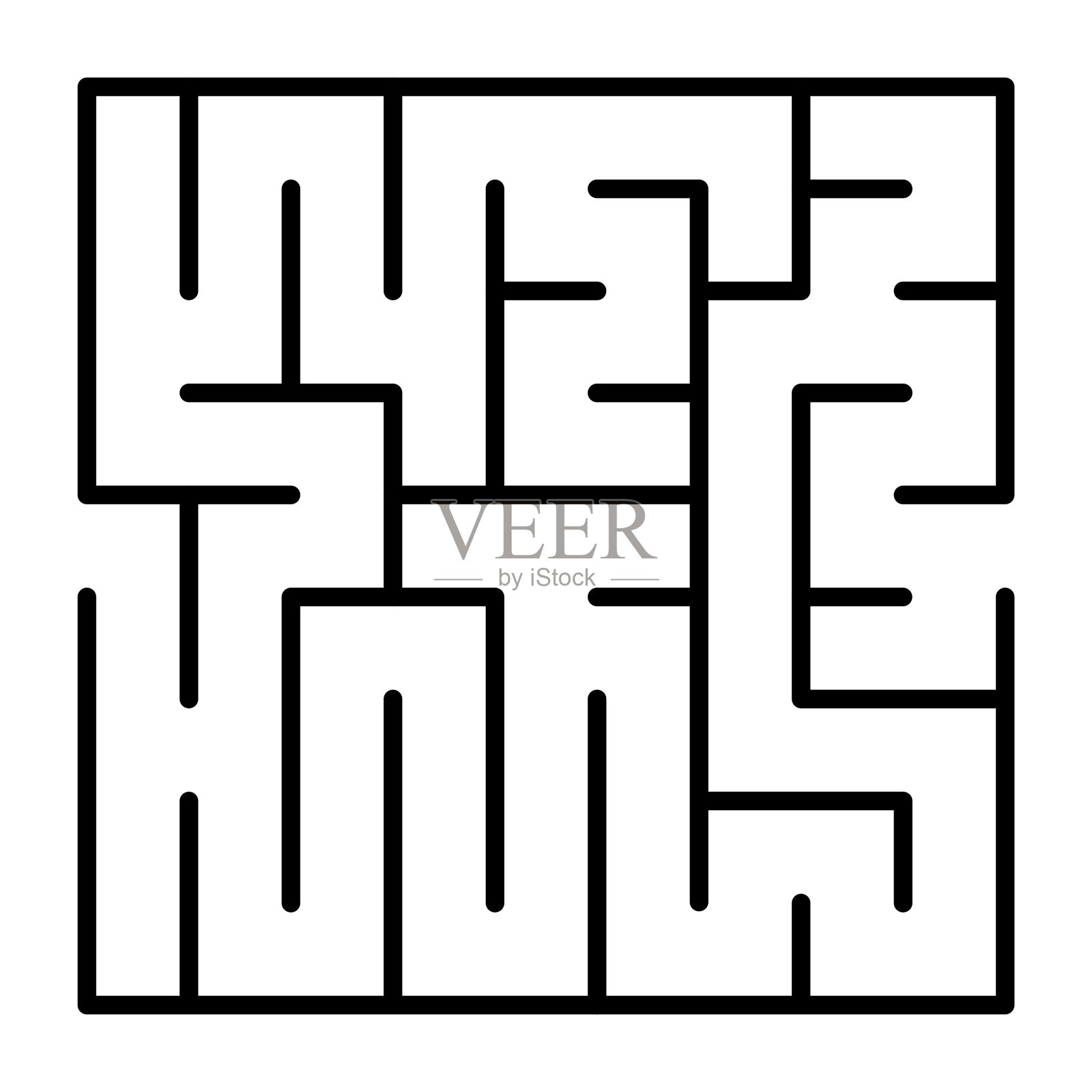 抽象的迷宫.找到正确的方法