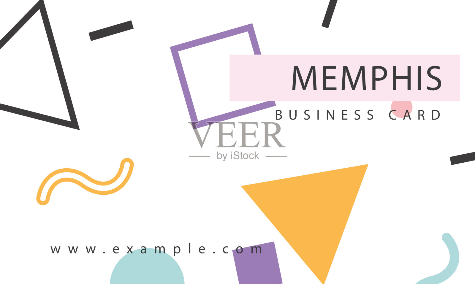 孟斐斯名片设计插画图片素材