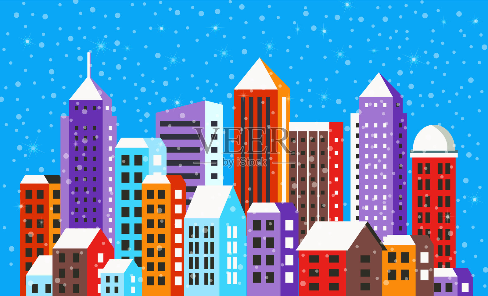 生活方式城市生活扁平化插画图片素材