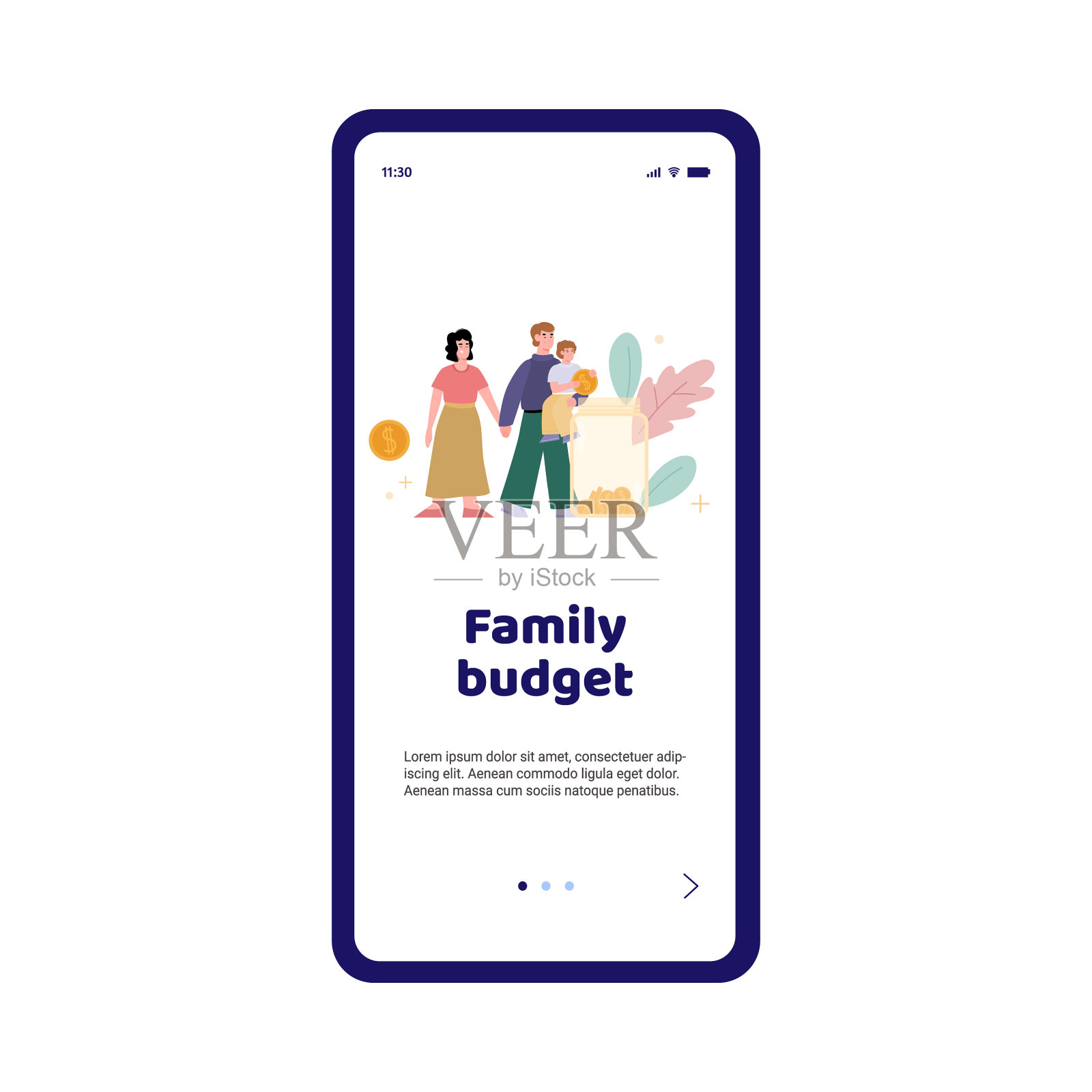 移动应用程序的规划和管理插画图片素材