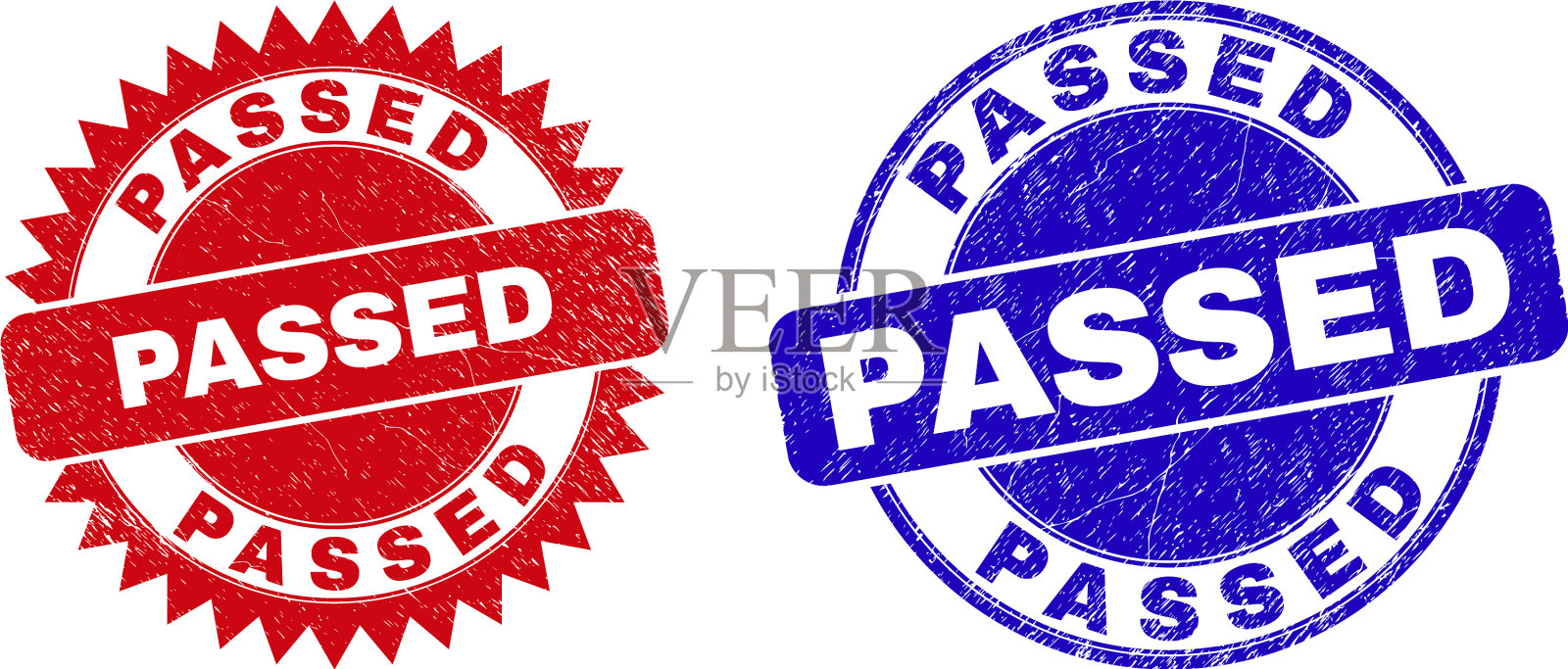 传递和玫瑰印章印章与不洁插画图片素材