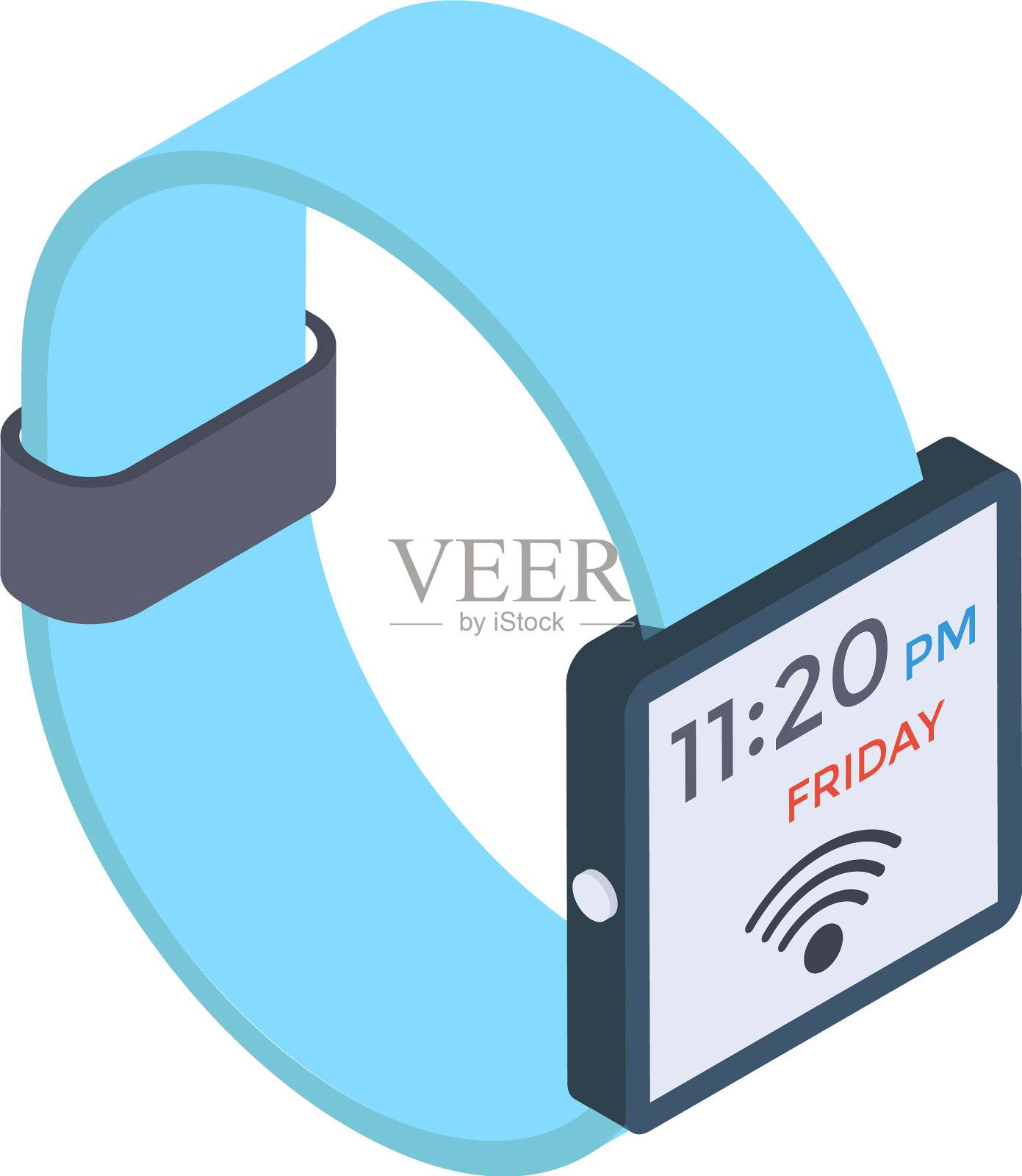 聪明的手表设计元素图片