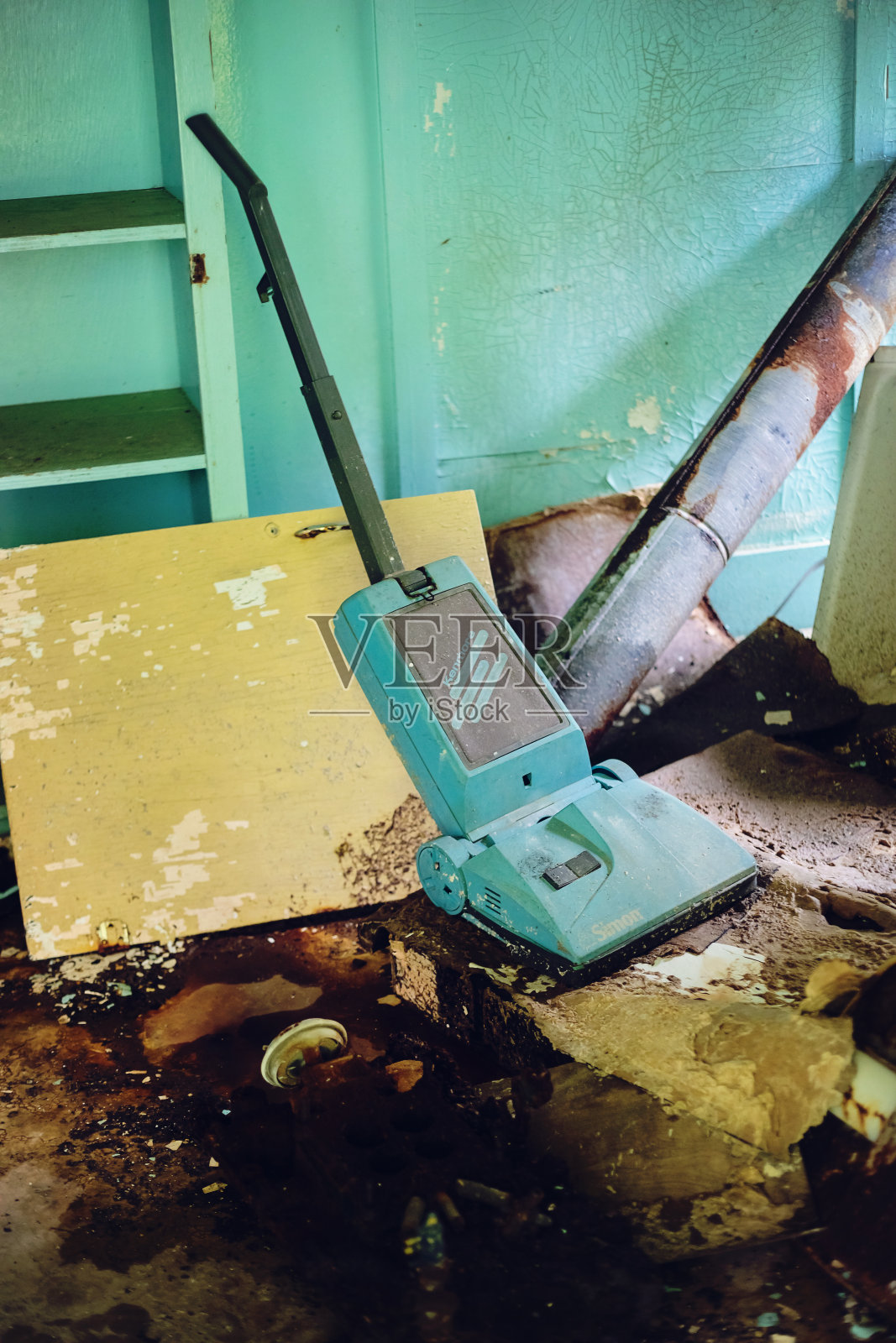 废弃的内部照片摄影图片