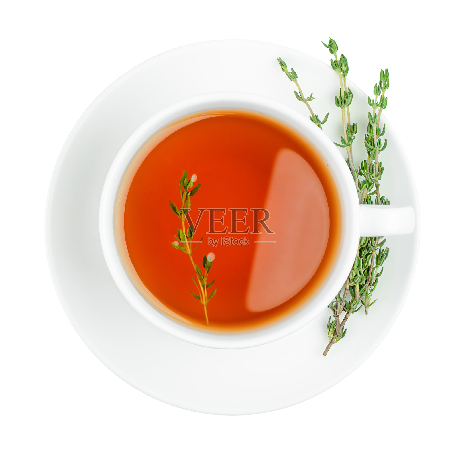 百里香茶照片摄影图片