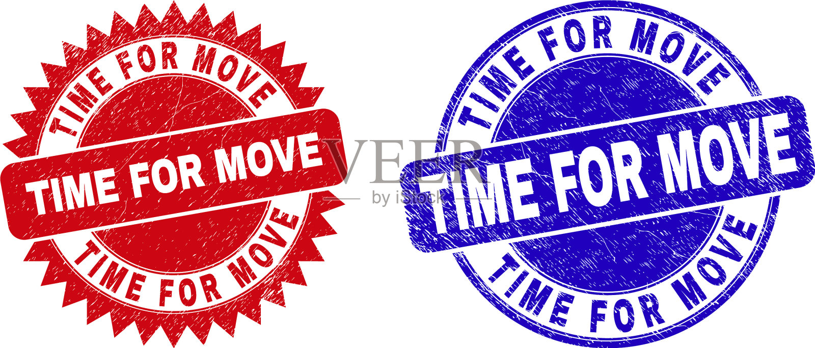 时间移动和玫瑰结密封污迹插画图片素材