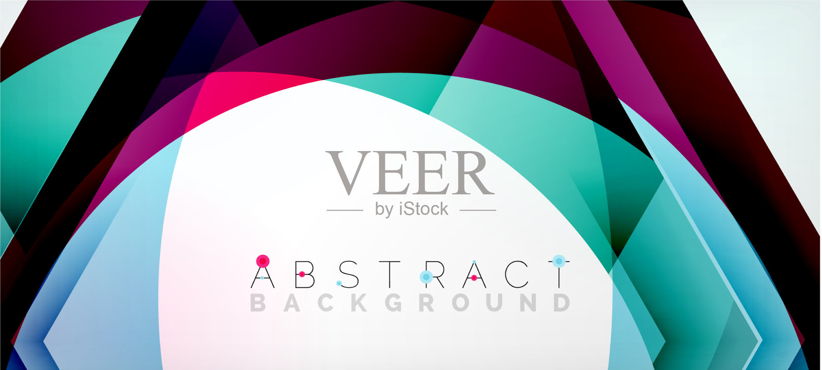 透明六边形几何形状抽象插画图片素材