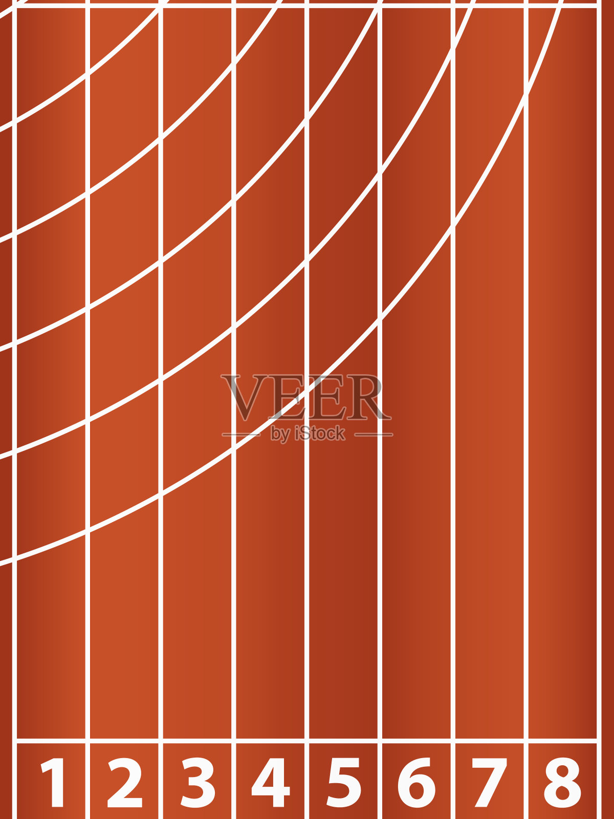 跑道插画图片素材