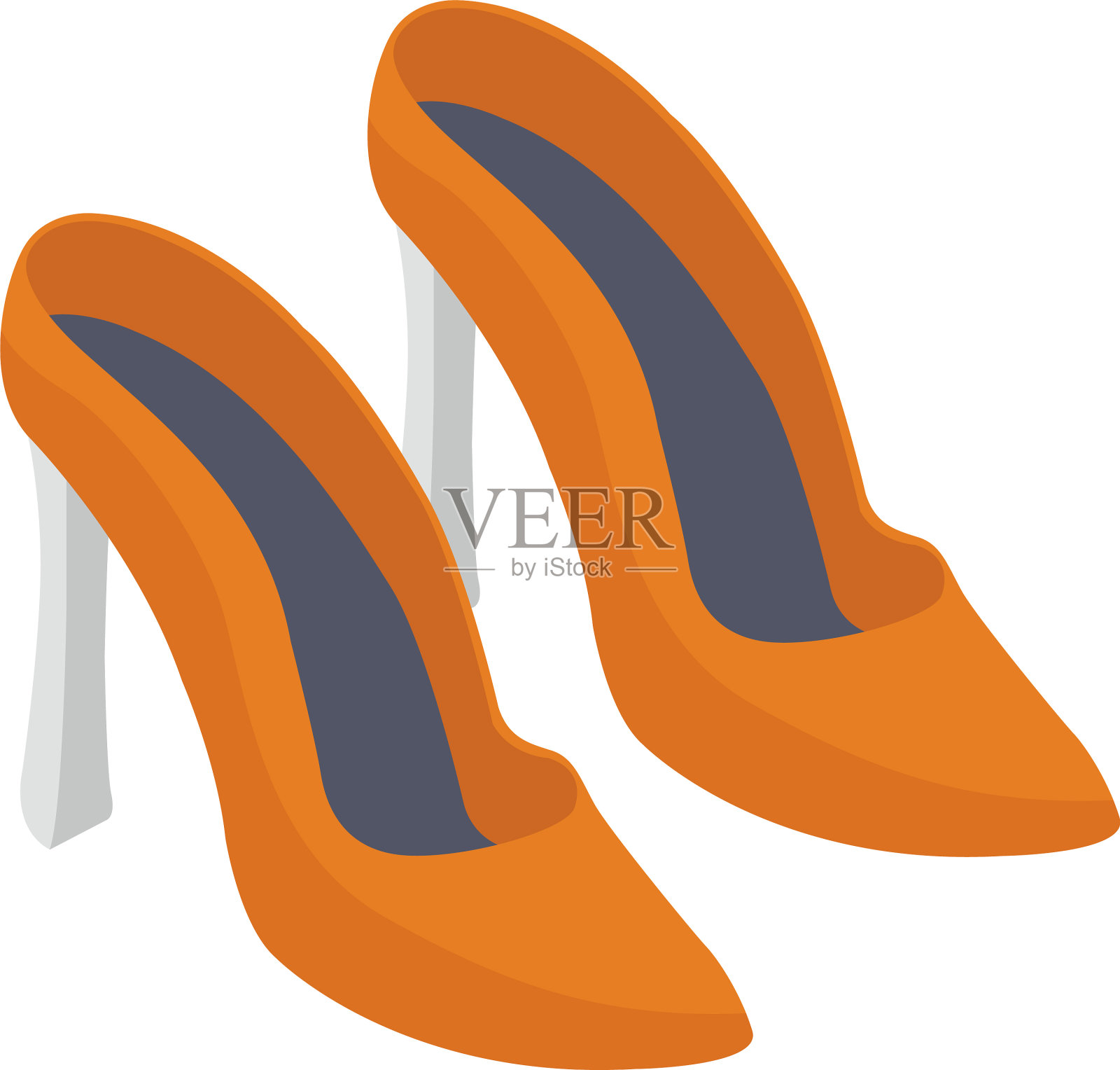 高跟鞋设计元素图片