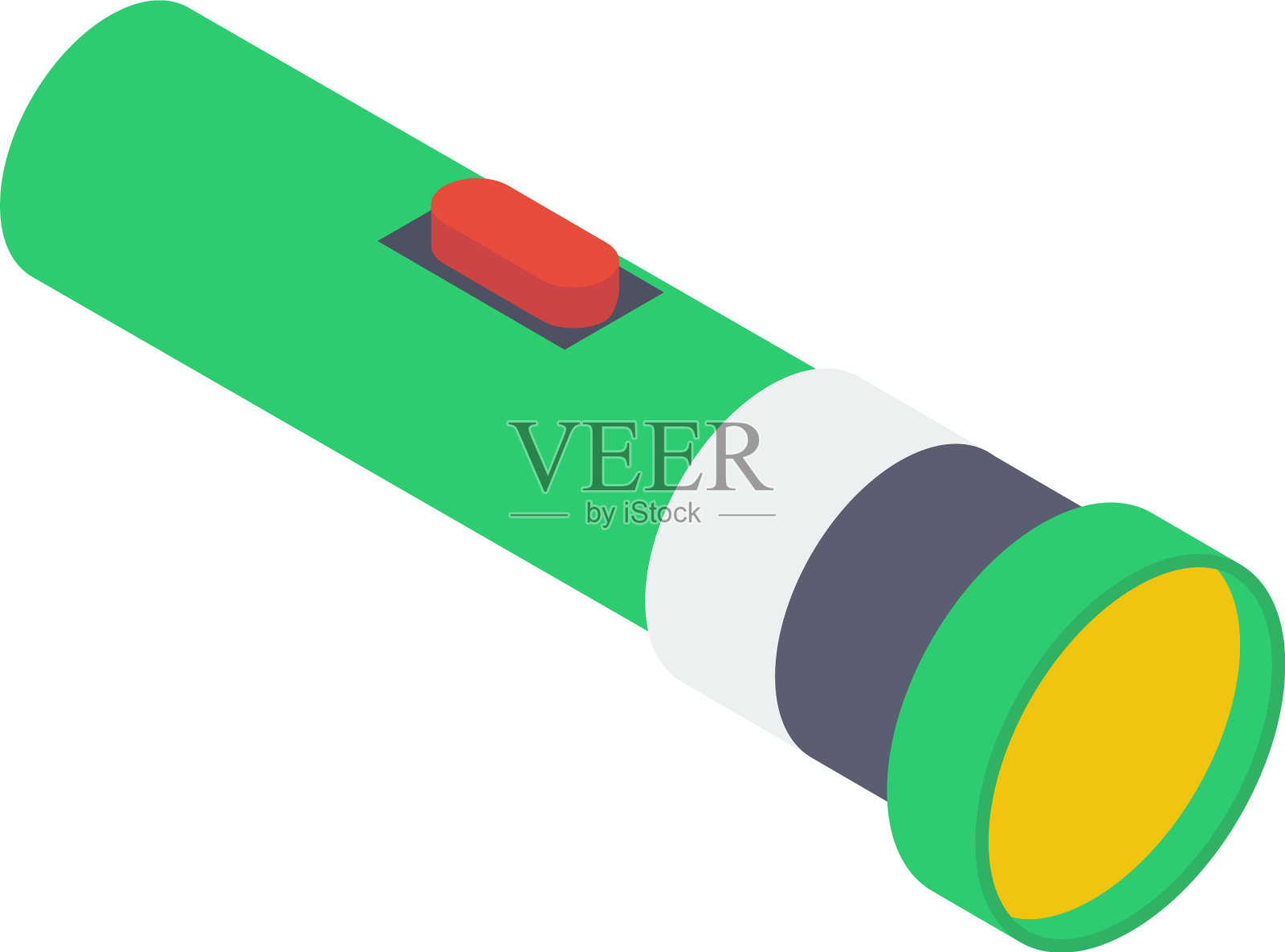 袖珍手电筒设计元素图片