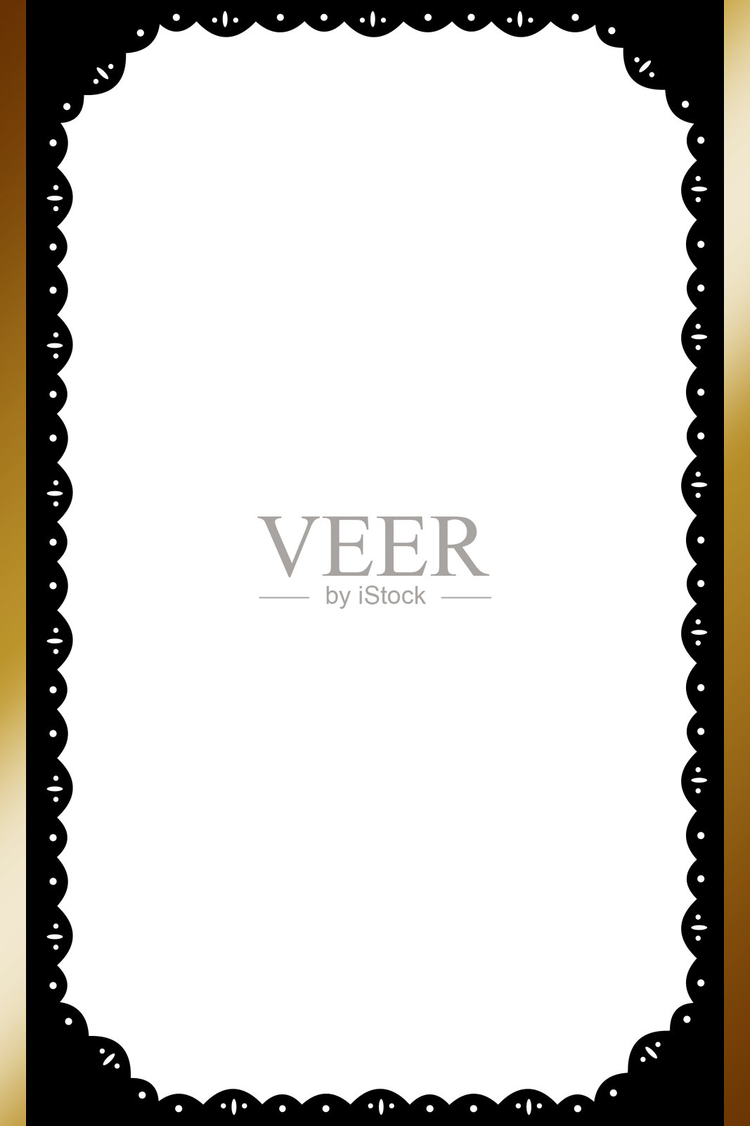 豪华装饰花边背景插画图片素材