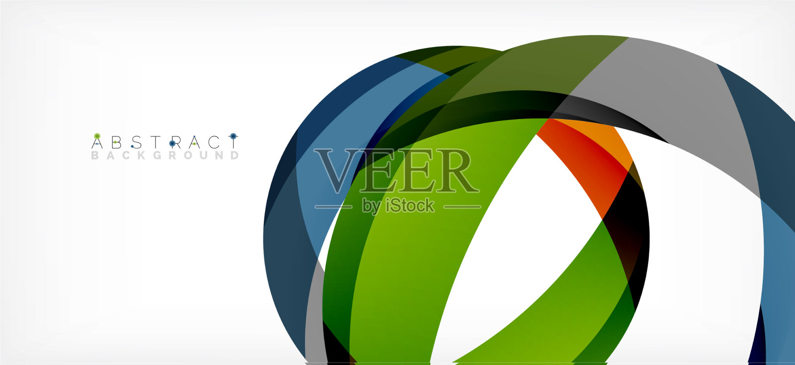 几何抽象背景圈创建插画图片素材