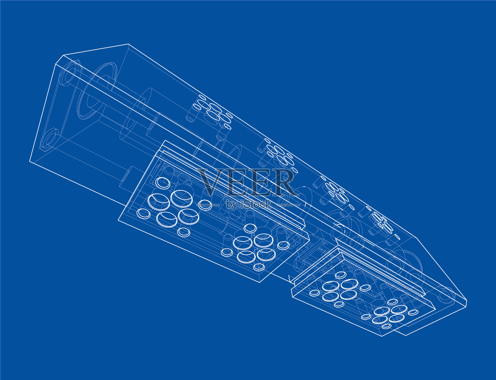 抽象工业对象概念插画图片素材