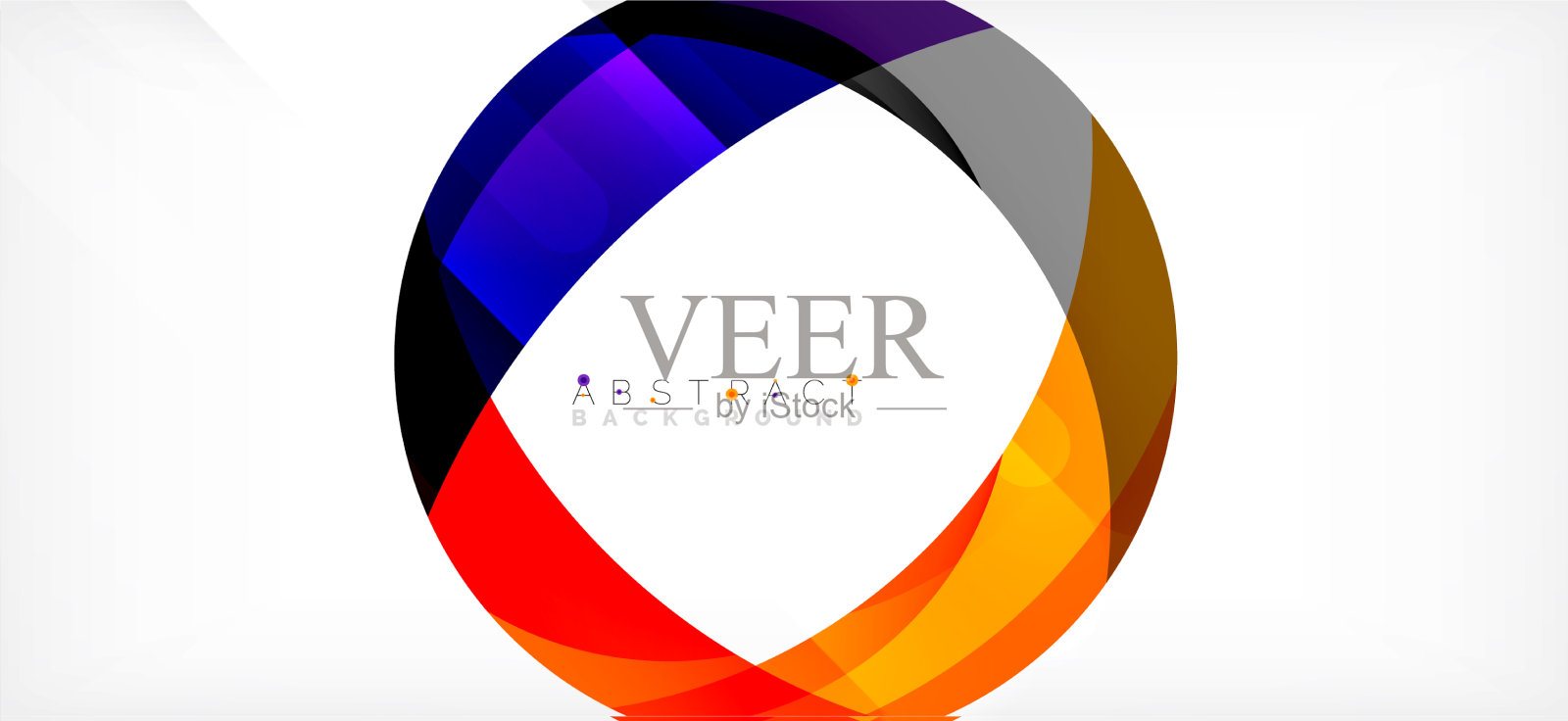 颜色圈形状最小的几何背景插画图片素材