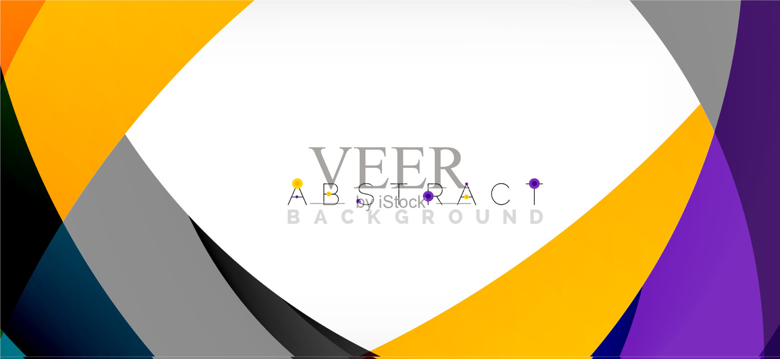 几何抽象背景圈创建插画图片素材