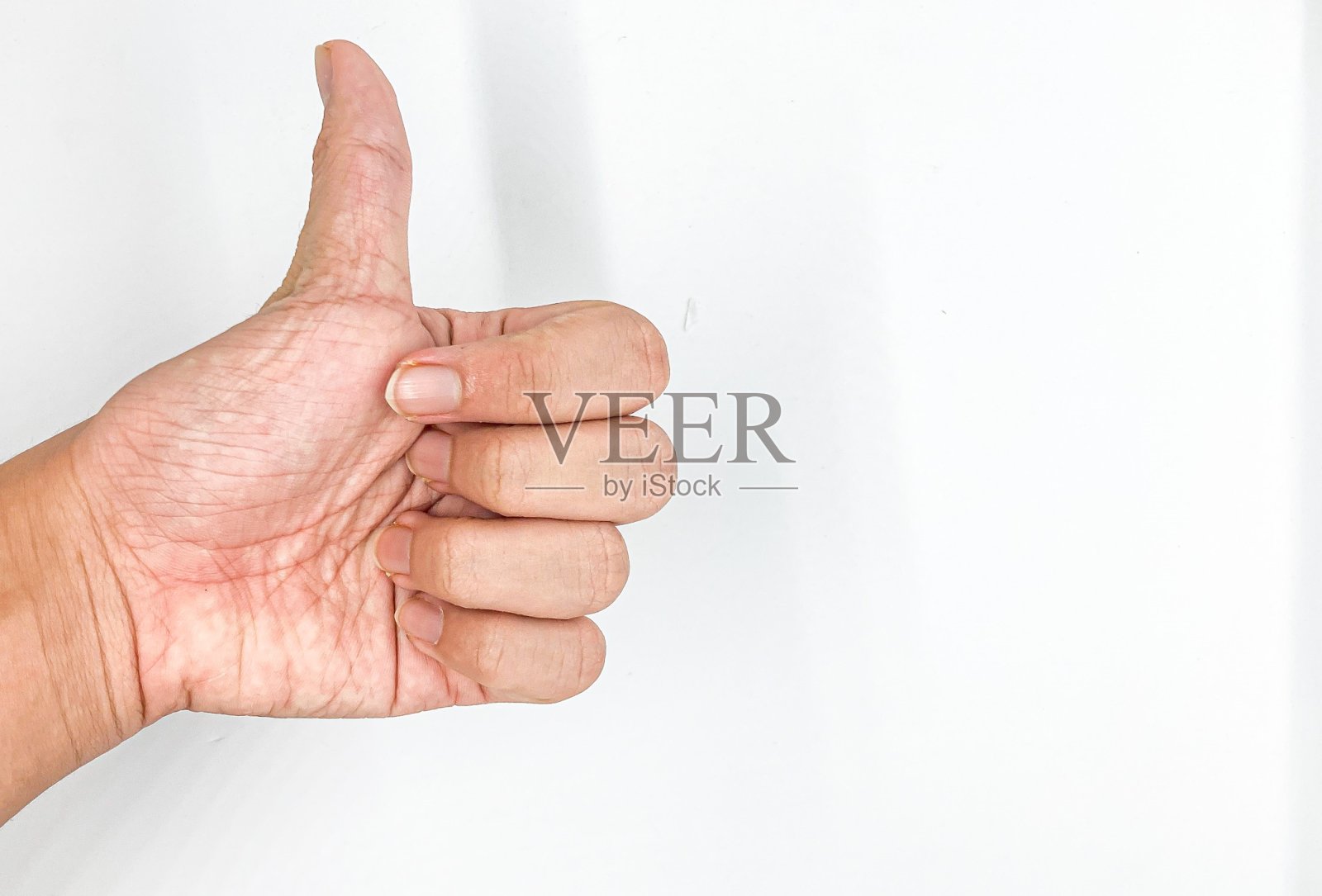 手势表达“好”照片摄影图片