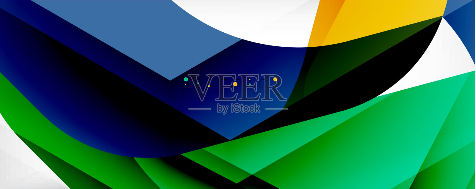 几何抽象背景-多彩的插画图片素材