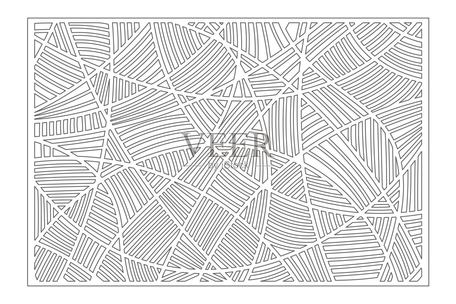 设置切割马赛克线条的装饰卡设计元素图片