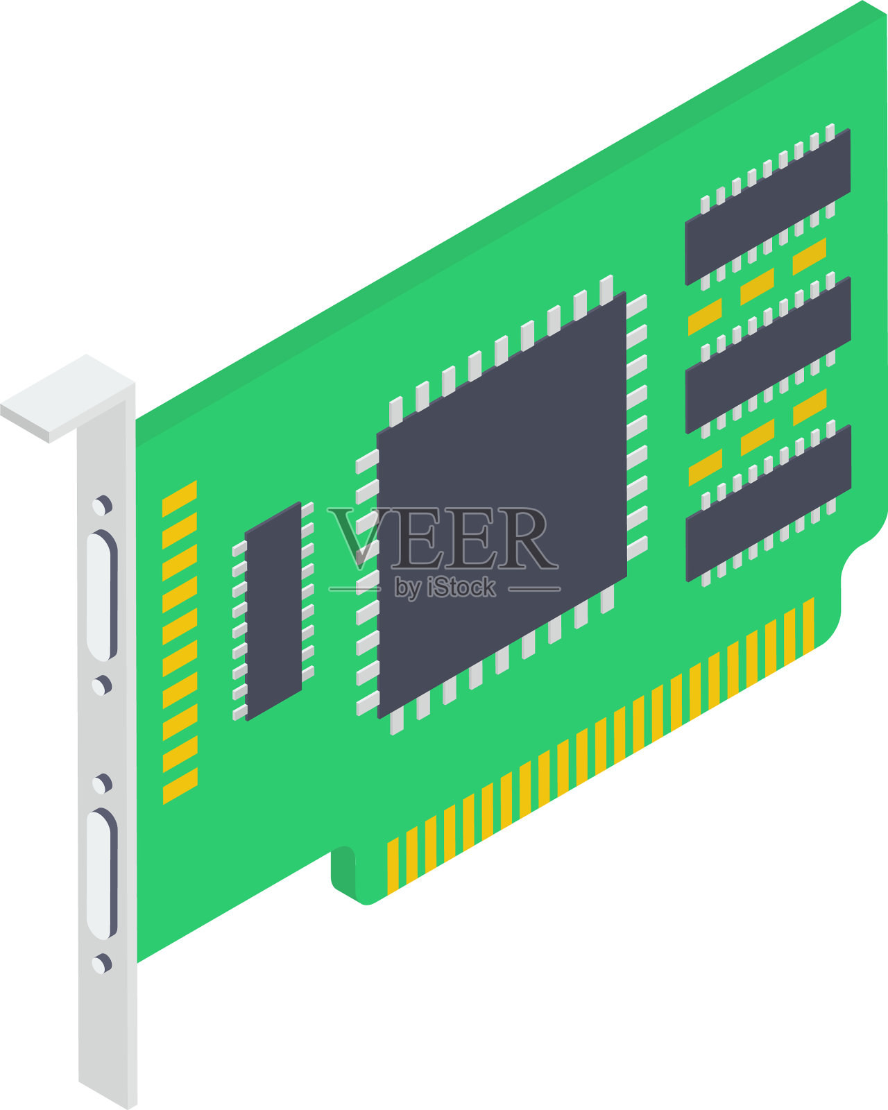 声卡插画图片素材