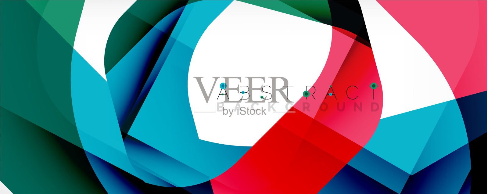 最小抽象背景-颜色重叠插画图片素材