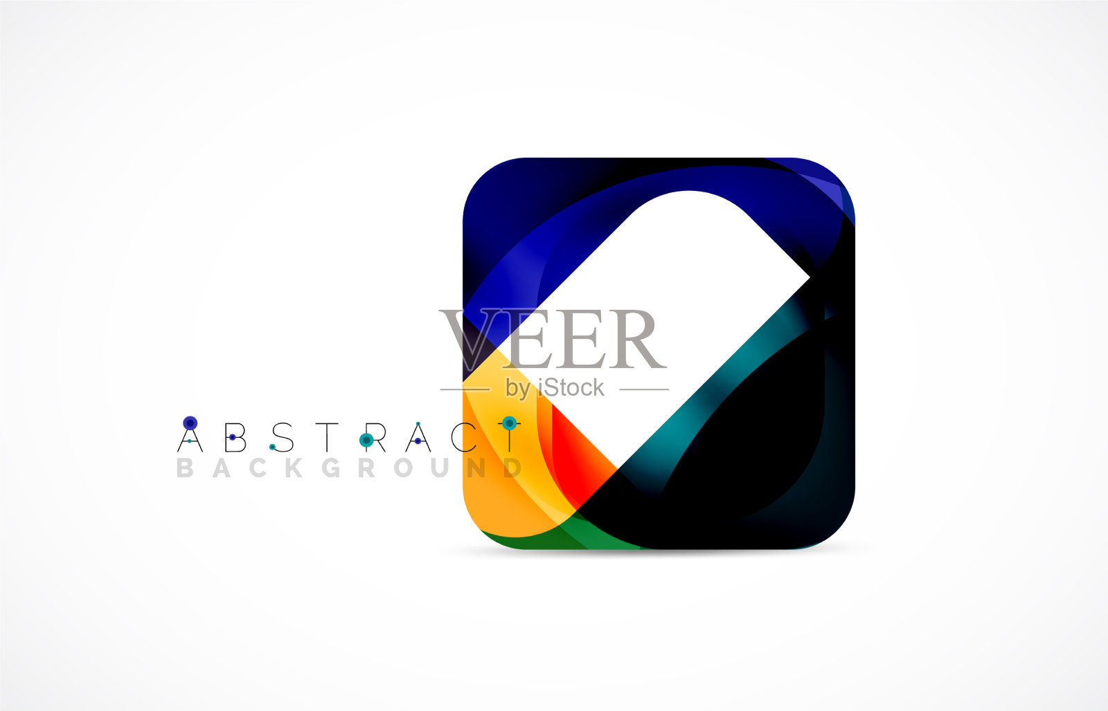 最小的背景抽象的正方形形状插画图片素材