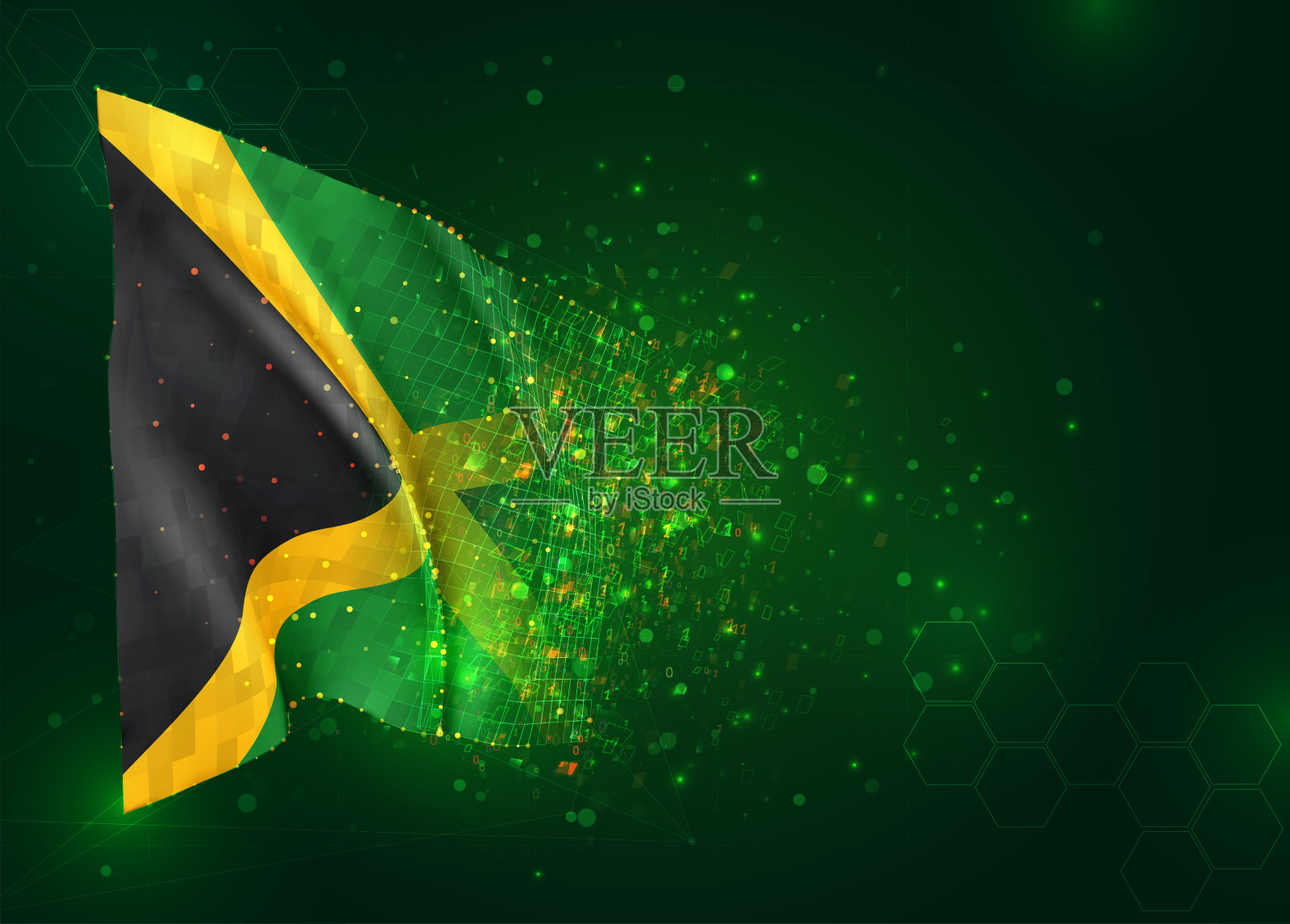 矢量3d标志在背景上插画图片素材