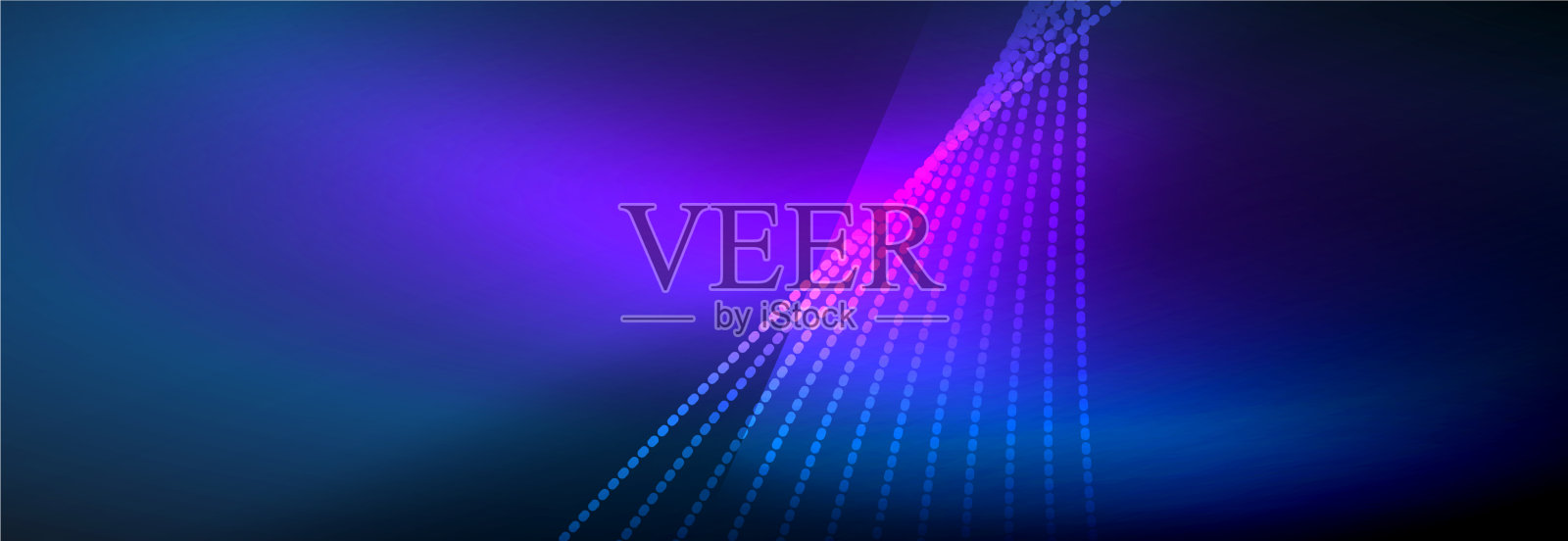 霓虹灯闪亮的色彩背景与光发光插画图片素材