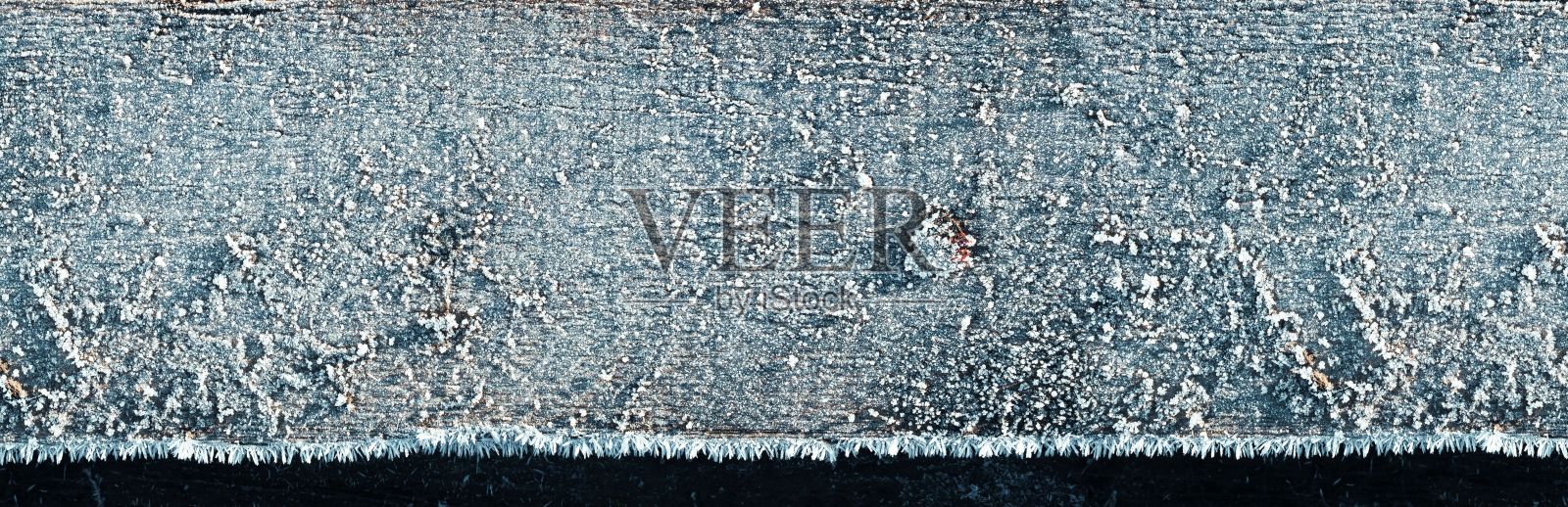 冰冻的旧板。全景。照片摄影图片