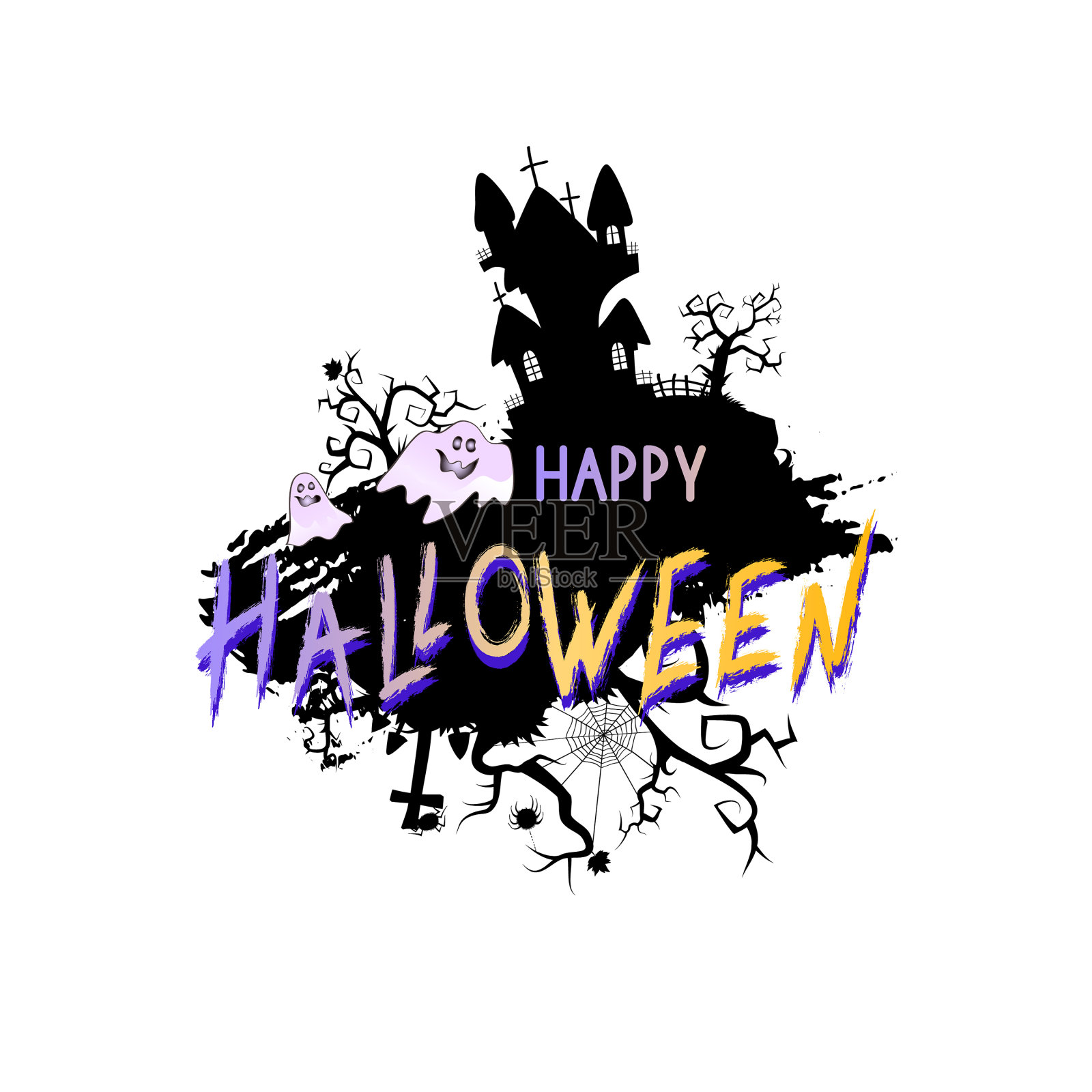 万圣节设计元素图片