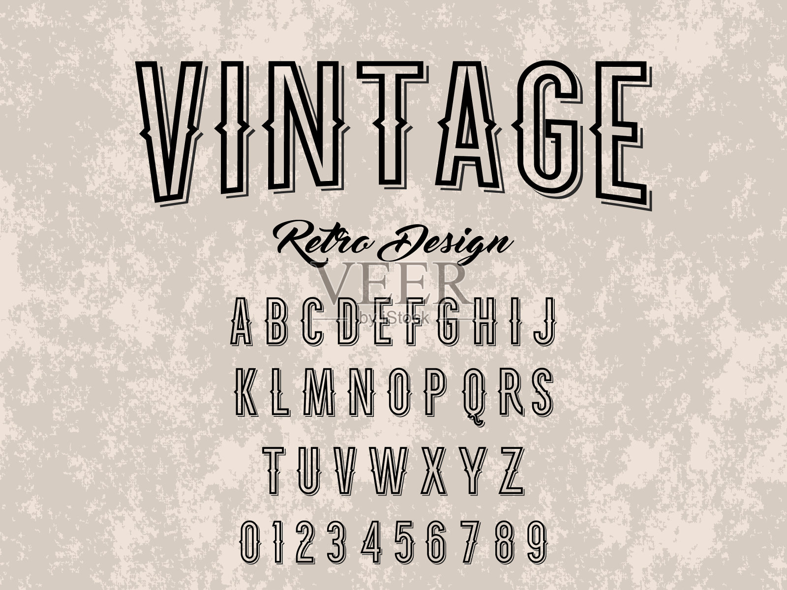 的字母fonttypefacescriptshadow插画图片素材