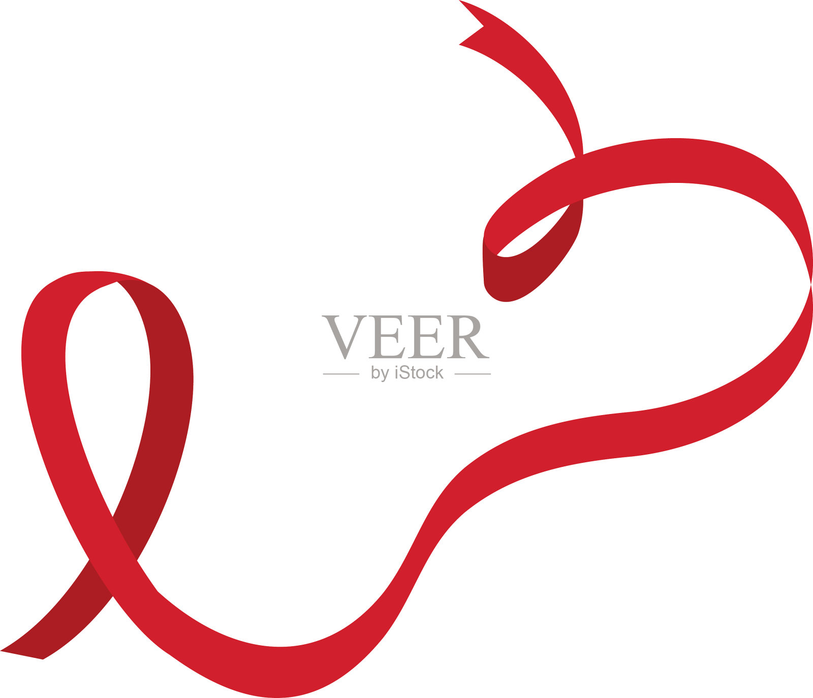 长丝带设计元素图片