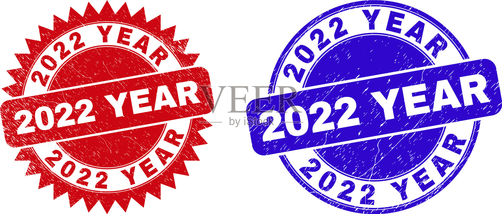 2022年圆形和玫瑰结以不洁封印设计元素图片