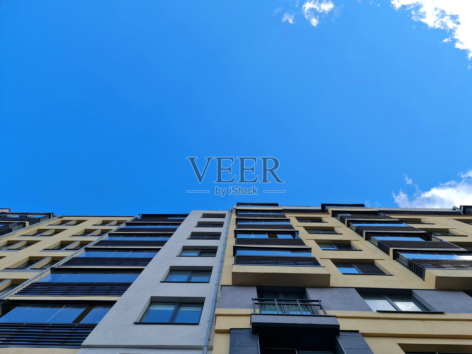 住宅建筑。建筑结构。公寓大楼。公寓。照片摄影图片