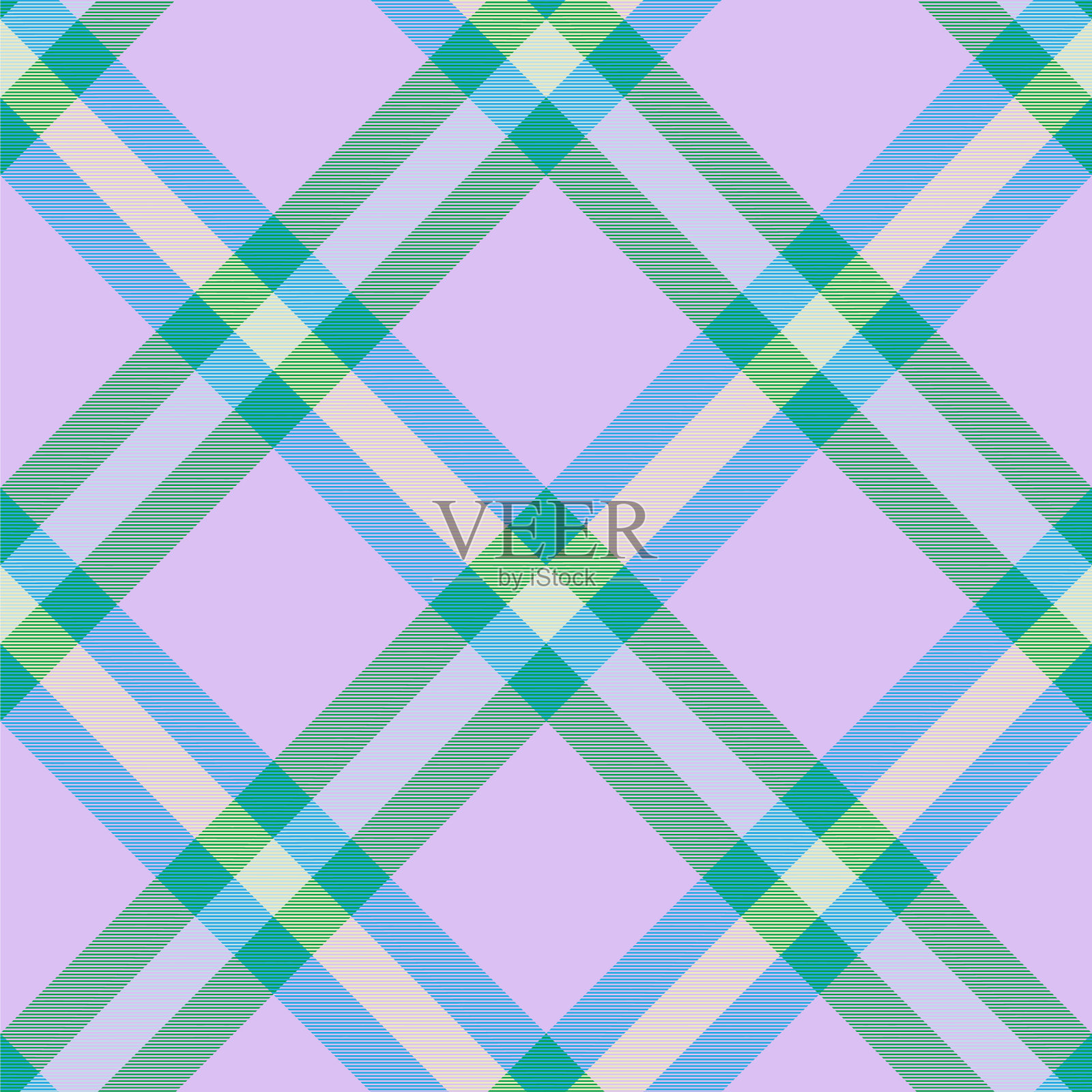 彩虹彩蜡笔人字形格子呢纹理插画图片素材