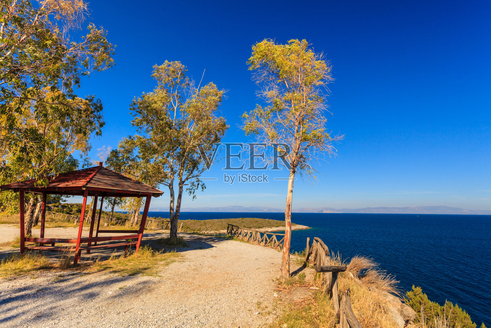 希腊的休闲场所照片摄影图片
