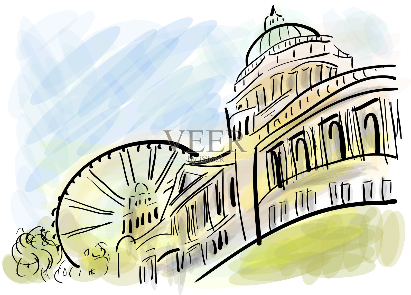 贝尔法斯特设计元素图片